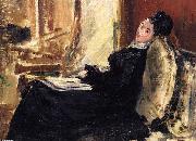 Jeune femme au livre Edouard Manet